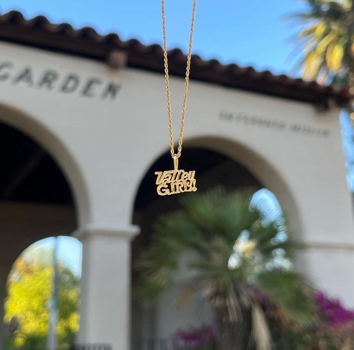 14k Gold "Valley Girl" Charm