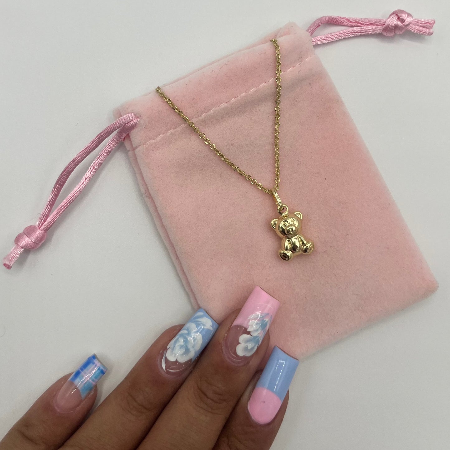 14k Gold Teddy Charm
