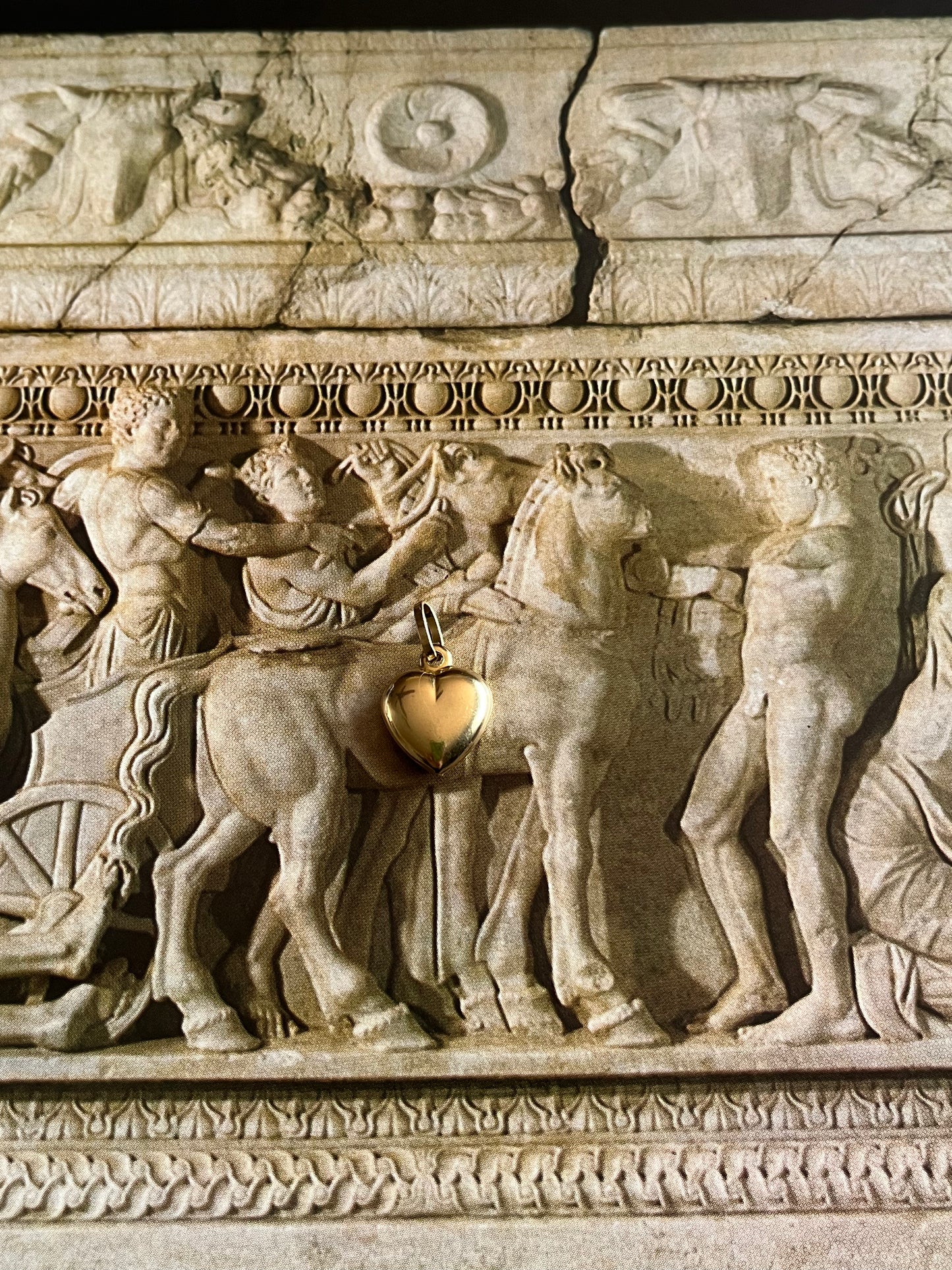 14k Gold Heart Charm