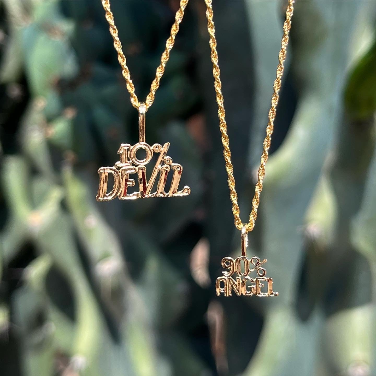 14k Gold "10% Devil" Charm