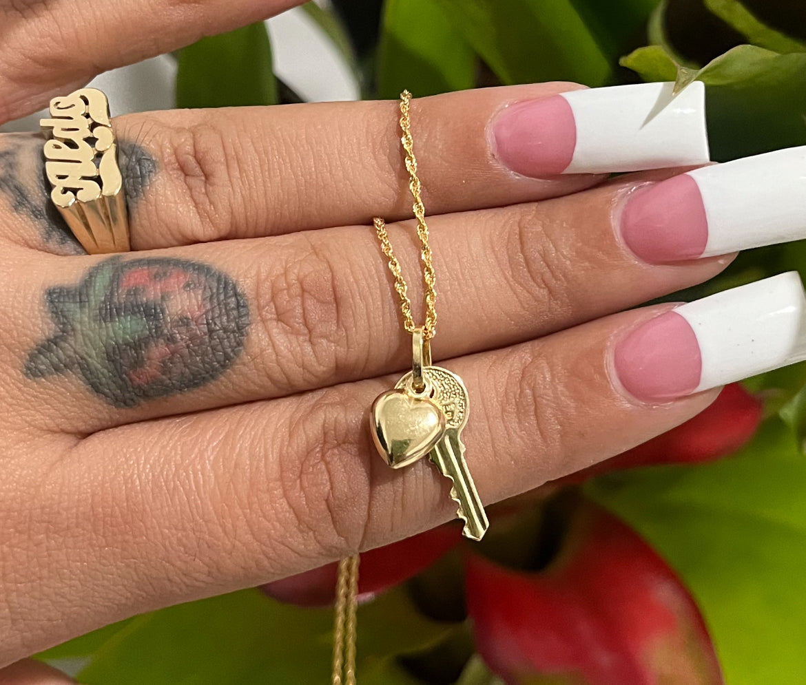 14k Gold Key to my ♥️