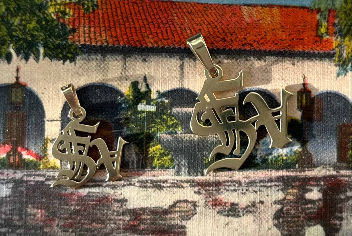 14k Gold SFV Charm