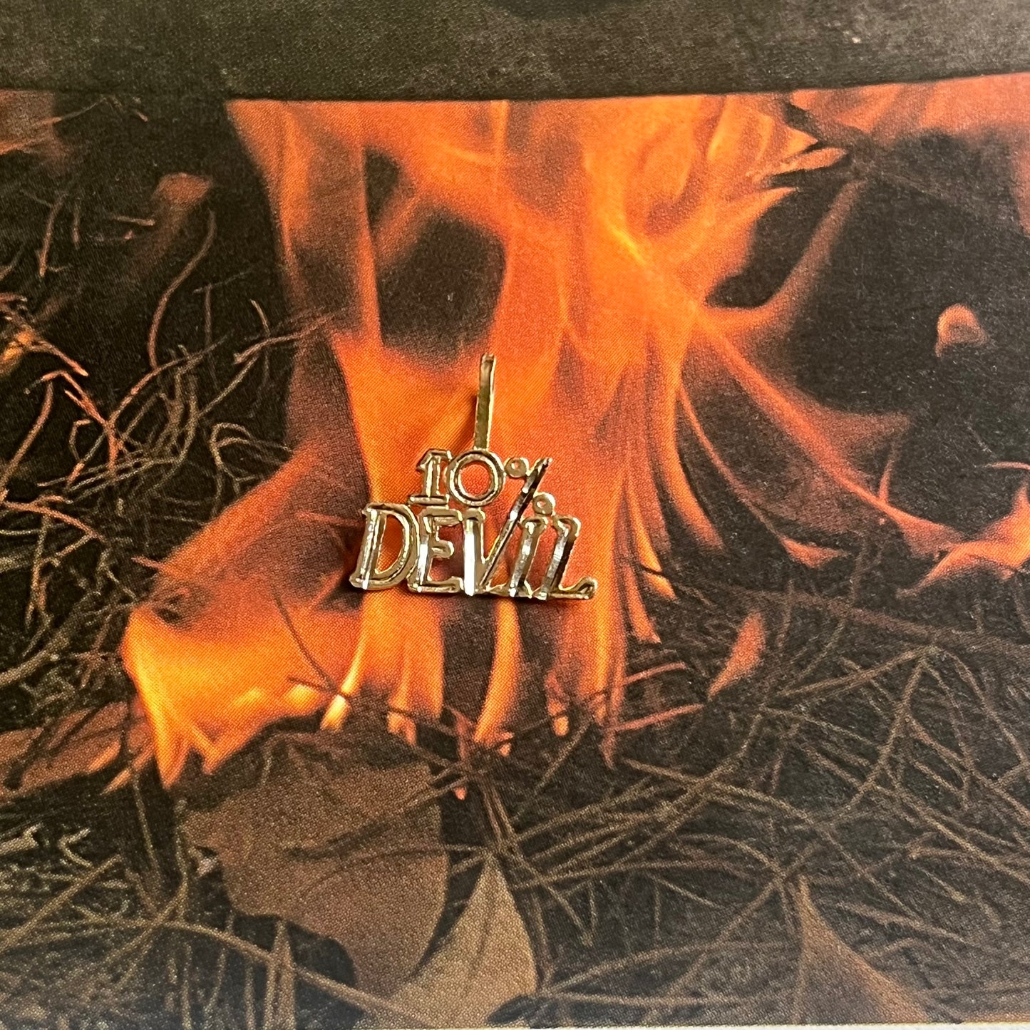 14k Gold "10% Devil" Charm