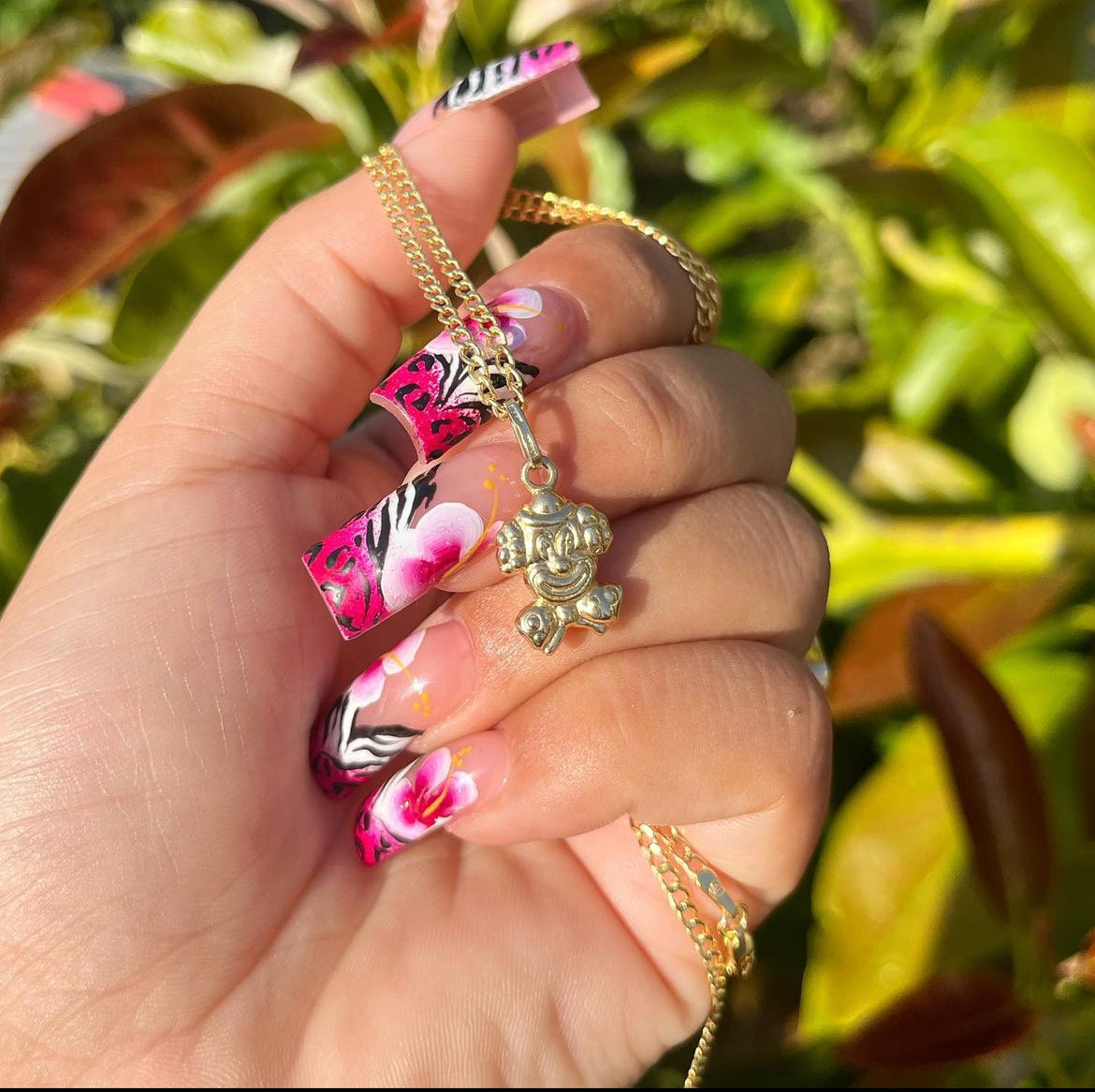 14k Gold Clown Charm