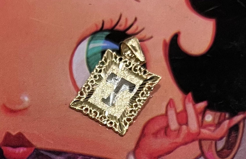 14k Gold Initial Charms