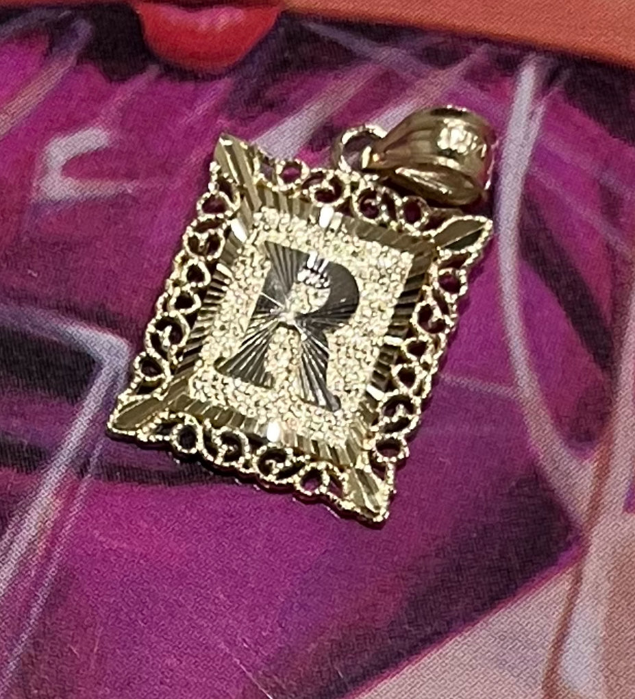14k Gold Initial Charms