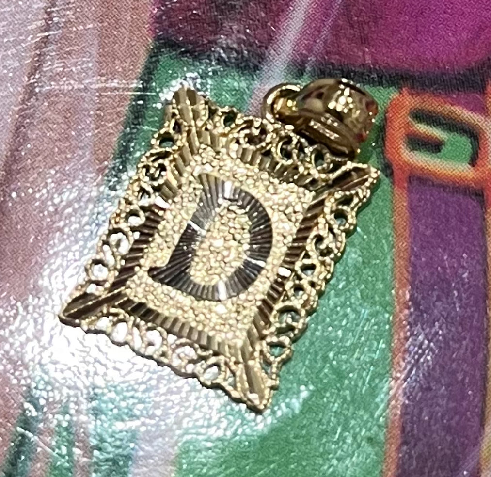 14k Gold Initial Charms