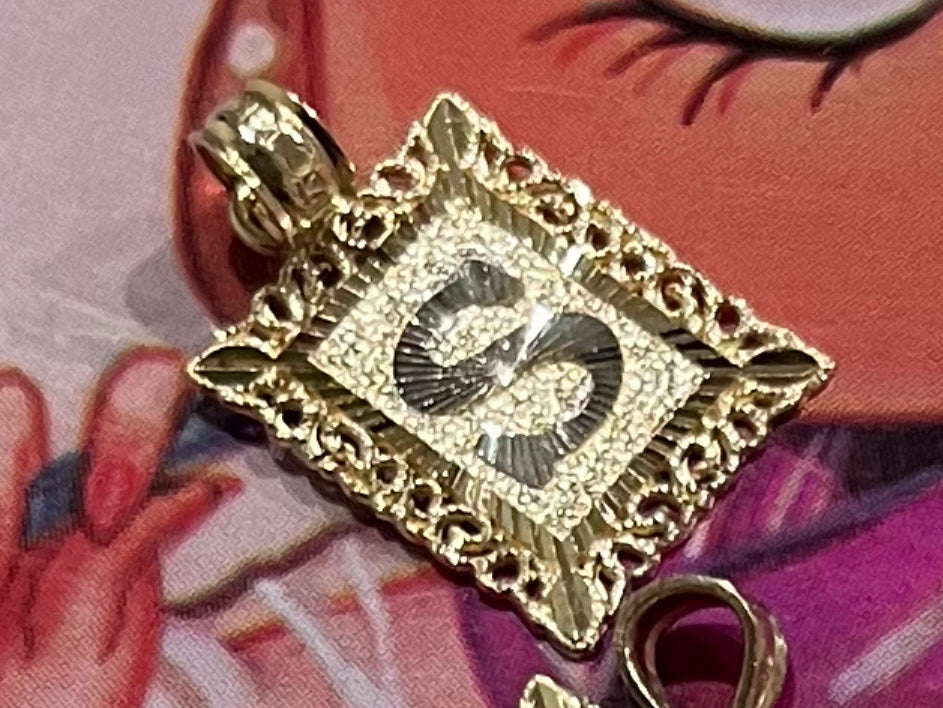 14k Gold Initial Charms