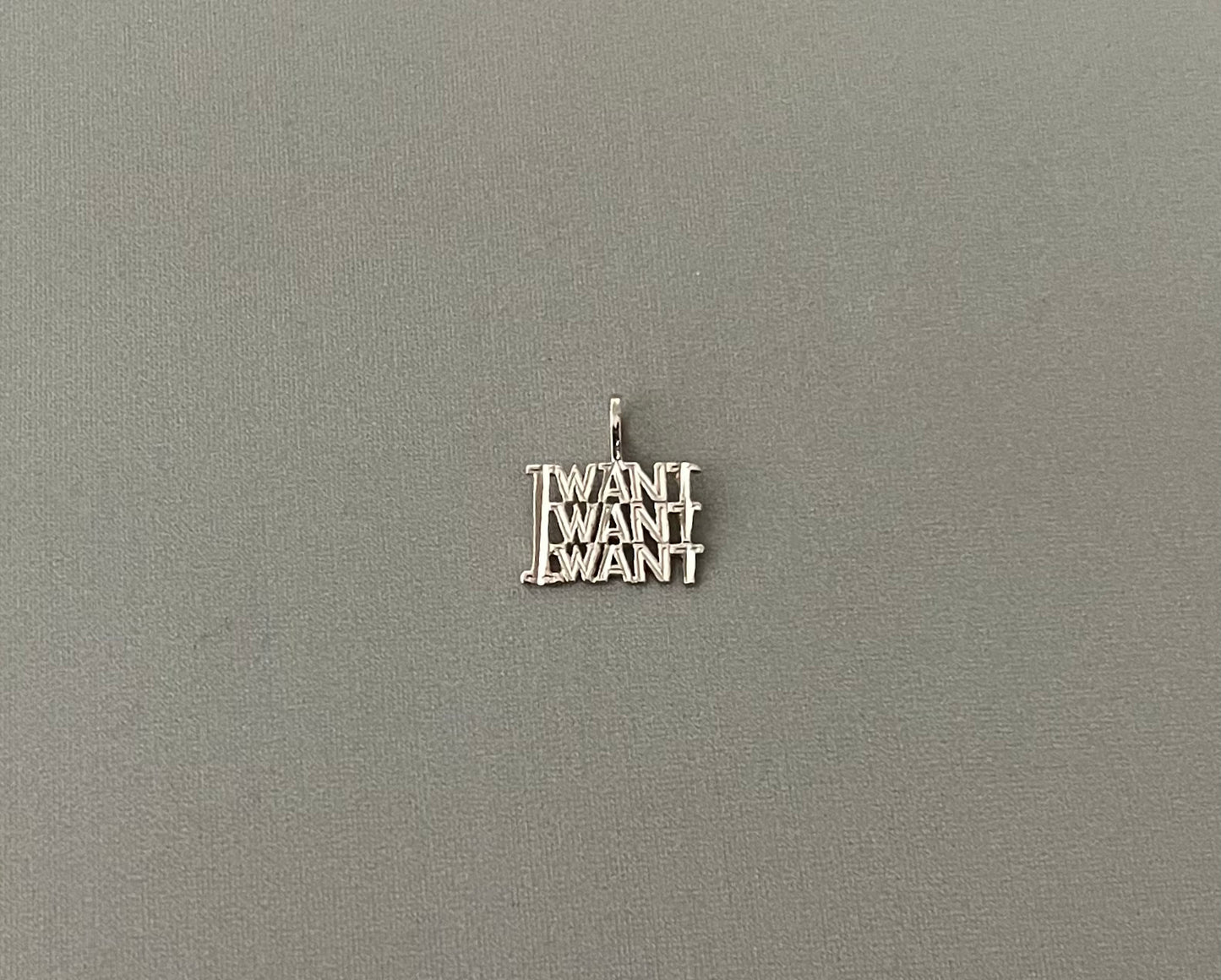 14k Gold I WANT Charm