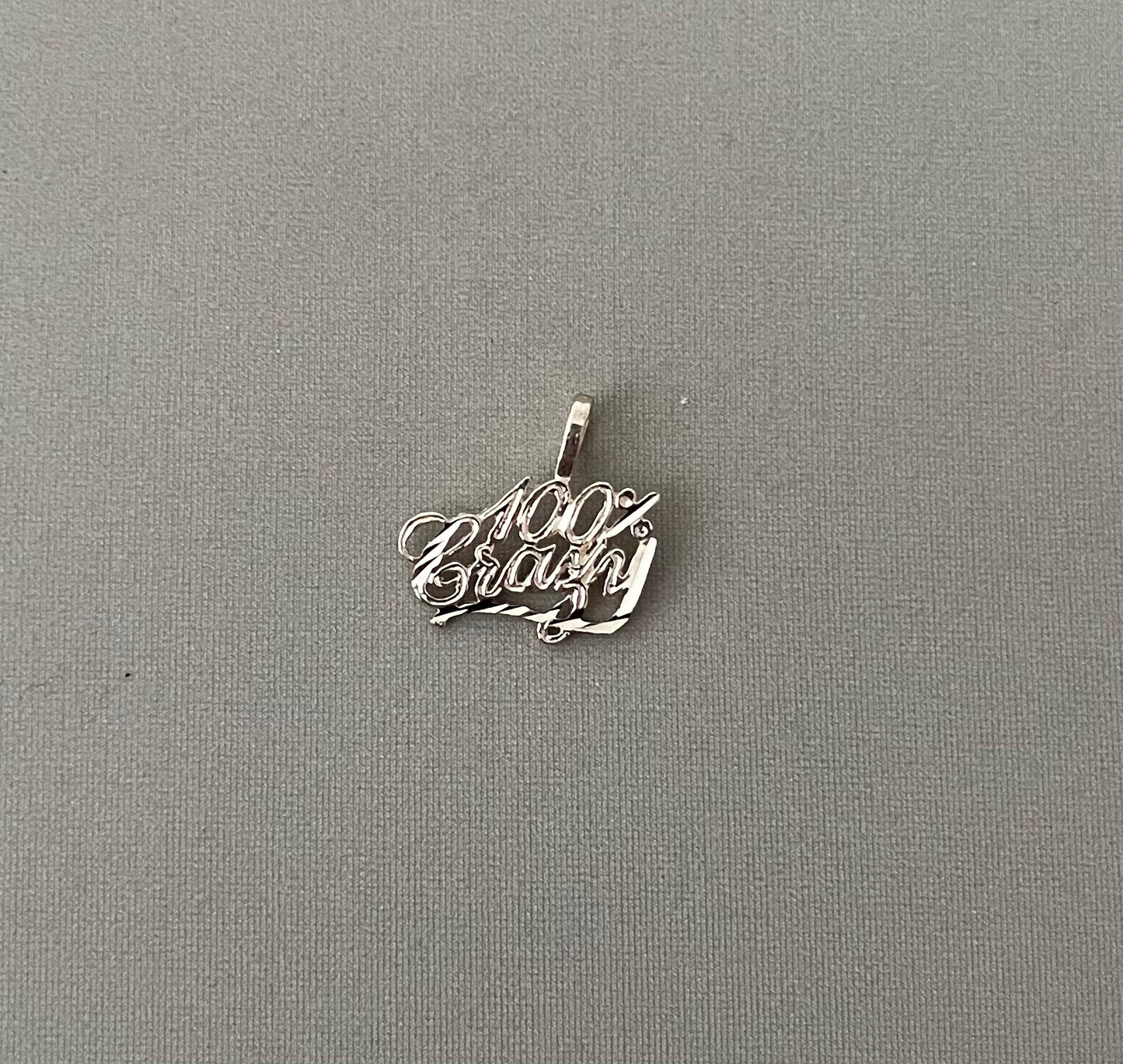 14k Gold 100% Crazy Charm