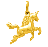 14k Gold Unicorn Charm