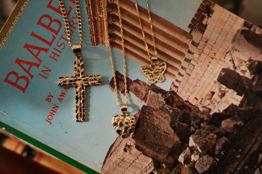 14k Solid Gold Nugget Pendants