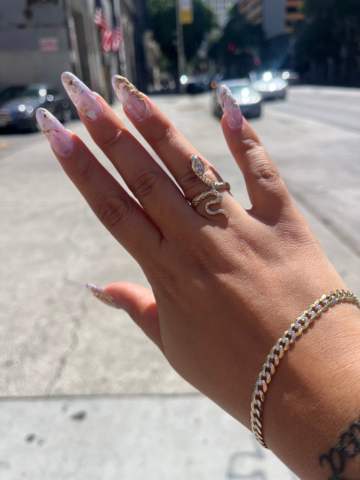 14k Snake Ring