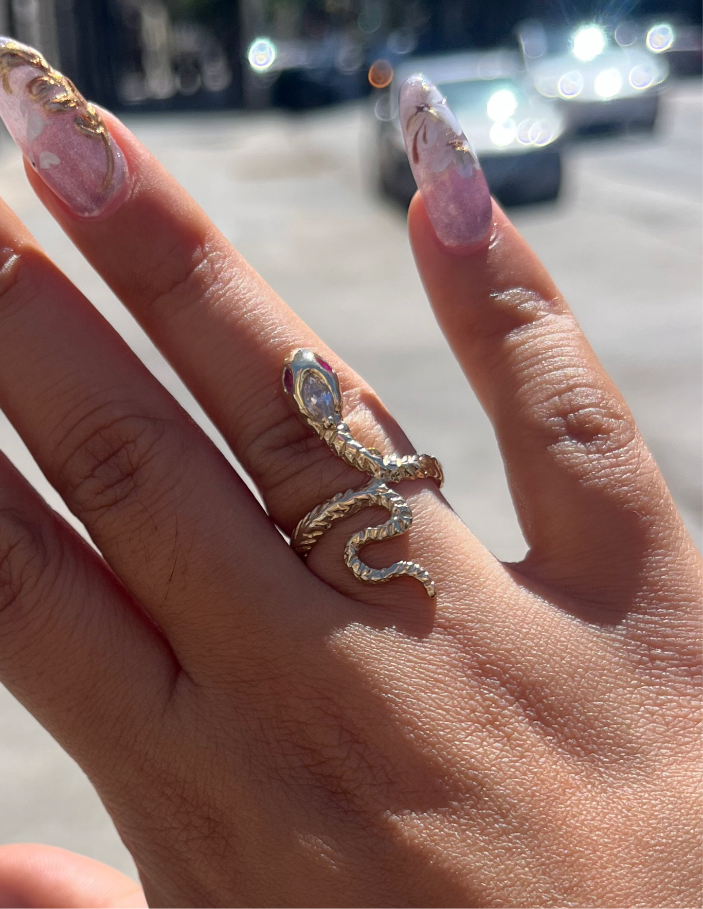 14k Snake Ring